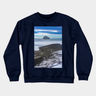 High Tide at Trebarwith Strand, Cornwall Crewneck Sweatshirt